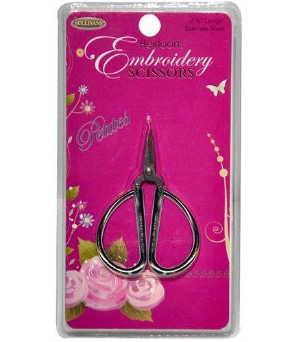 Petite Embroidery Scissors Silver By Sullivans