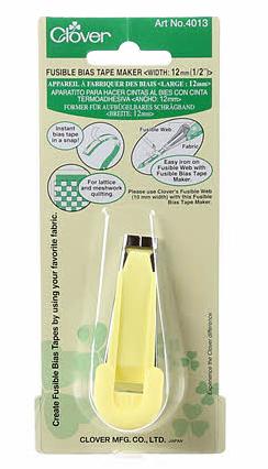 Fusible Bias Tape Maker Clover 1/2"