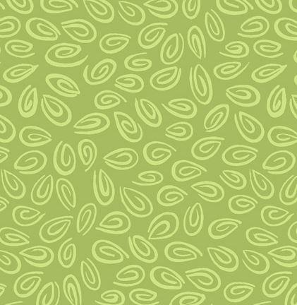 Green Tonal Swirls 