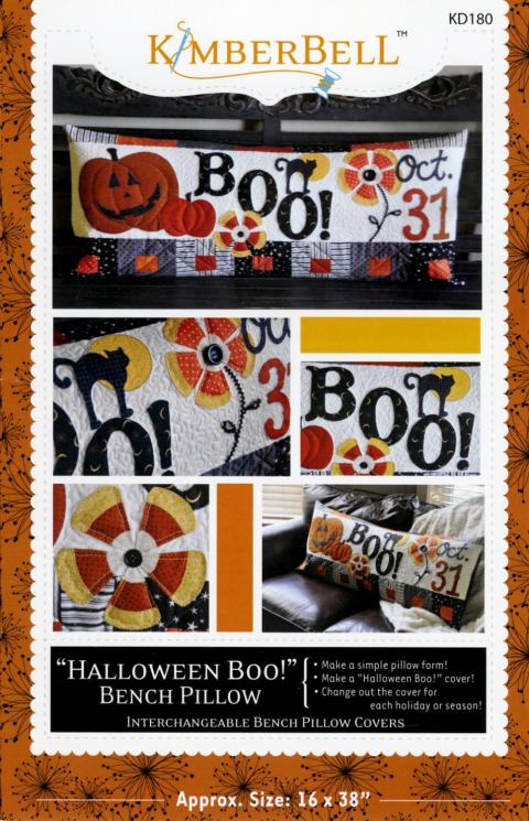 Halloween Boo Bench Pillow Pattern From Kimberbell