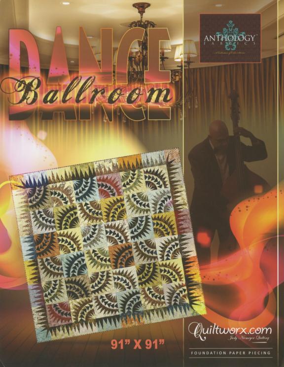 Ballroom Dance Foundation Paper Piecing Quilt Pattern