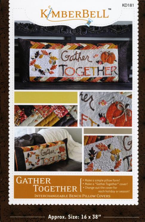 Gather Together Bench Pillow Pattern From Kimberbell