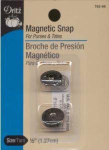 Magnetic Snap, Nickel Finish, 1/2 Inch From Dritz 