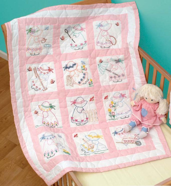 Nursery Quilt Blocks Girls