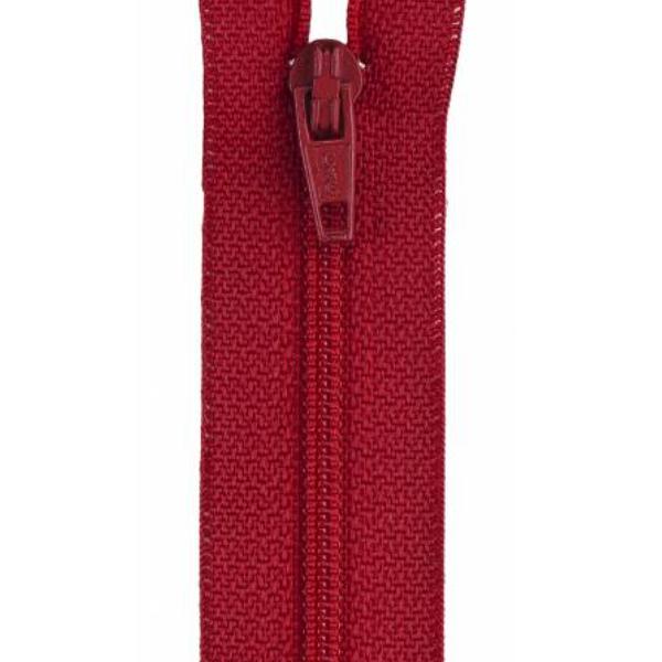 All-Purpose Polyester Coil Zipper 12In Red By Coats & Clark