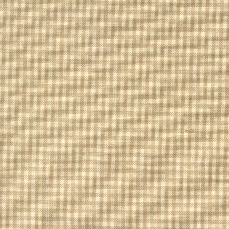 Tea Towel Mini Check Tan By Dunroven House