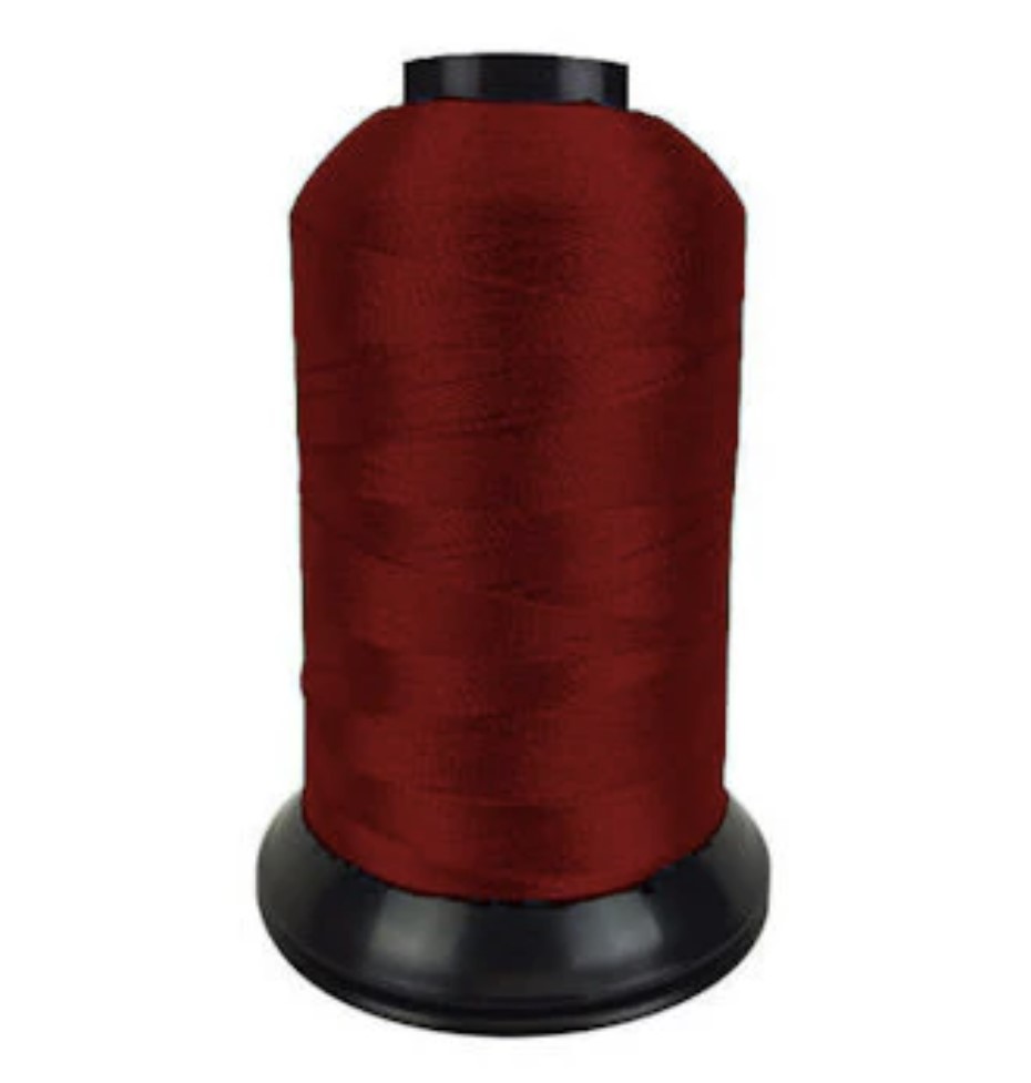 Burgundy Floriani Poly Embroidery Thread