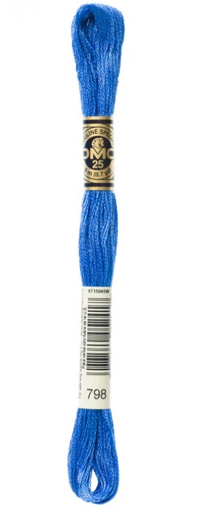 Cobalt Blue DMC Embroidery Floss