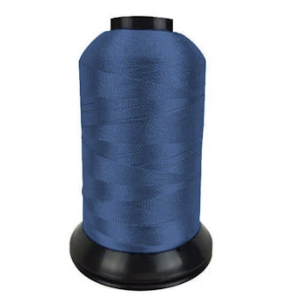 California Blue Floriani Poly Embroidery Thread