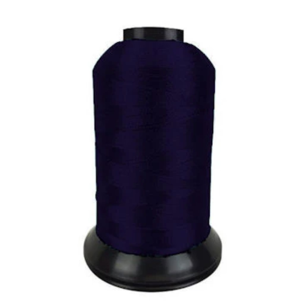 Navy Satin Floriani Poly Embroidery Thread