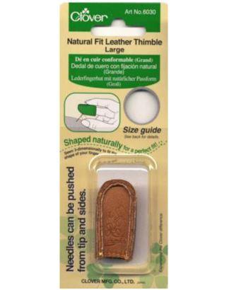 Large Natural Fit Leather Thimble