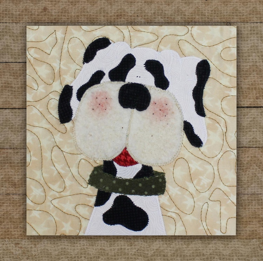 Dalmation Precut Fused Applique Kit By Leanne Anderson For The Whole Country Caboodle