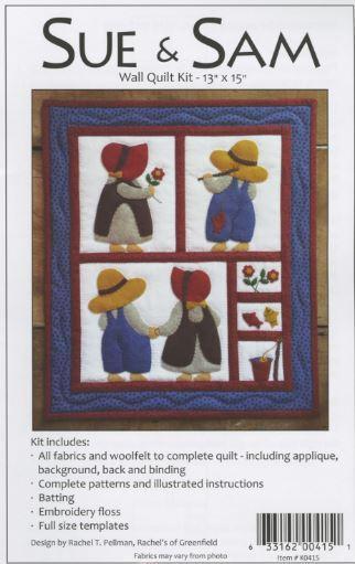 Sue & Sam Wall Quilt Kit From Rachel'S Of Greenfield