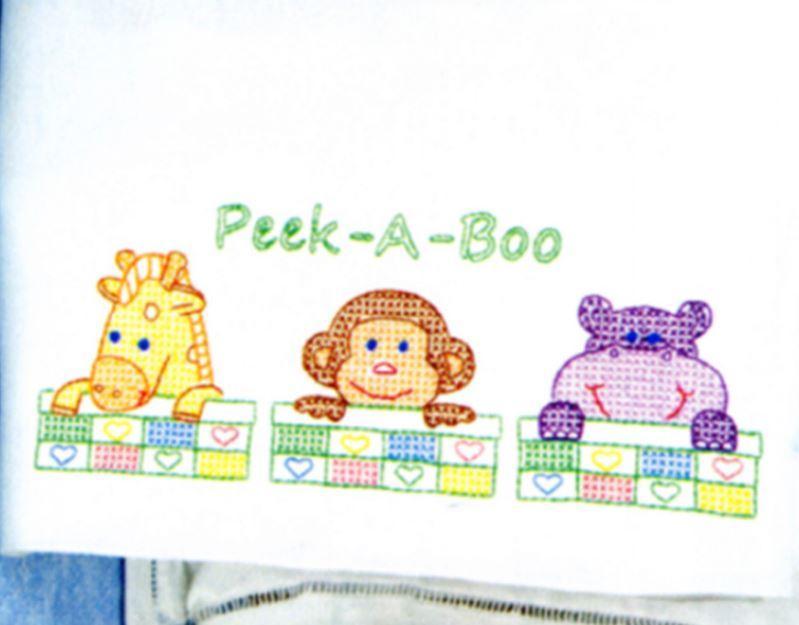 Peek A Boo Pillowcase from Jack Dempsey Needle Art