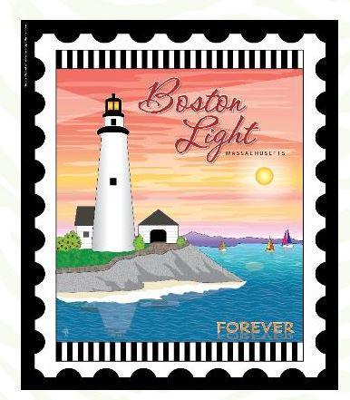 Lighthouse Lightstamp: Boston Light