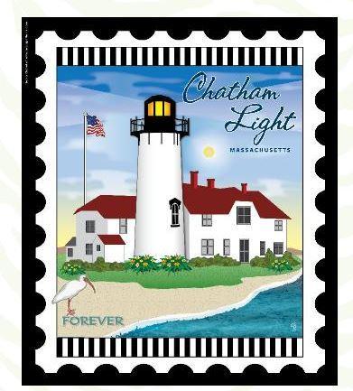 Lighthouse Light Stamp: Chatham