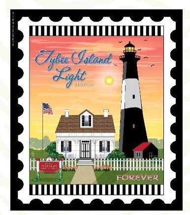 Lighthouse Lightstamp: Tybee Island