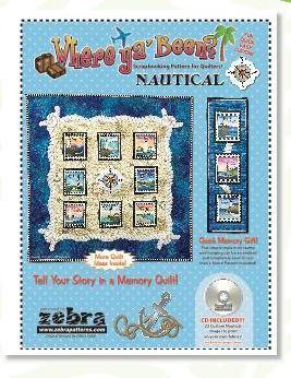 Where Ya Been Scrapbooking Pattern Nautical From Zebra Patterns