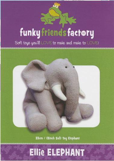 Ellie Elephant Pattern by Funky Friends Factory