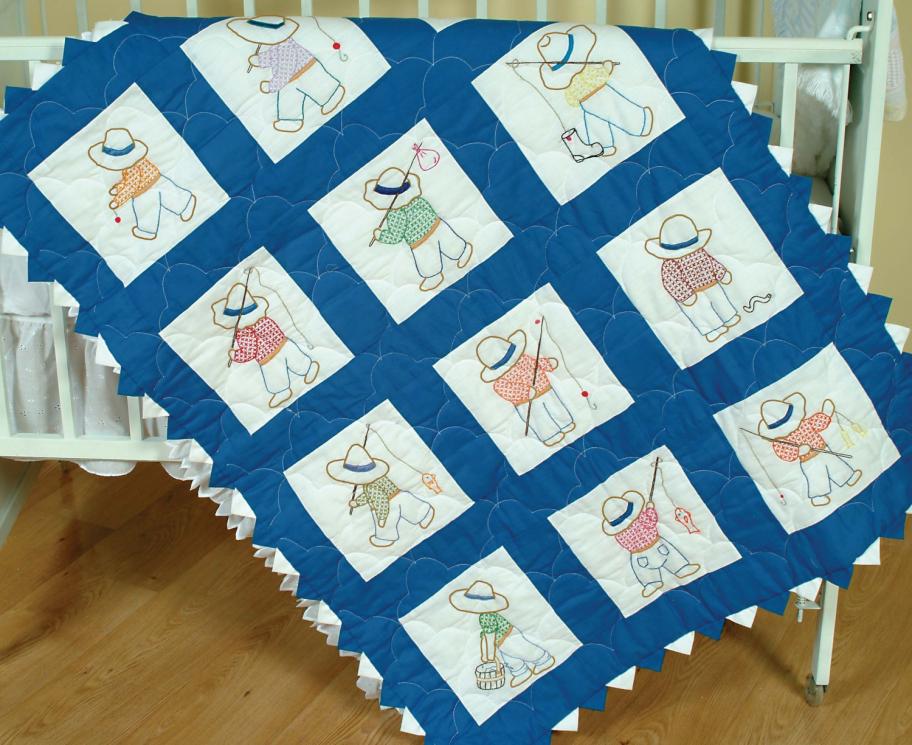 Quilt Block Set Little Boys From Jack Dempsey Inc