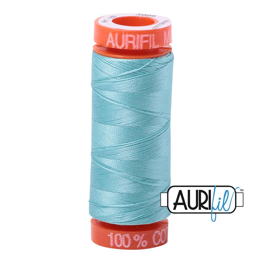 Aurifil 50 Wt. Thread - Light Turquoise 5006