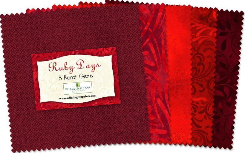 Ruby Days 5 Karat Gems From Wilmington Prints