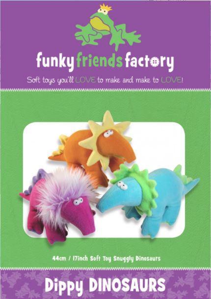 Dippy Dinosaurs Pattern By Funky Friends Factory