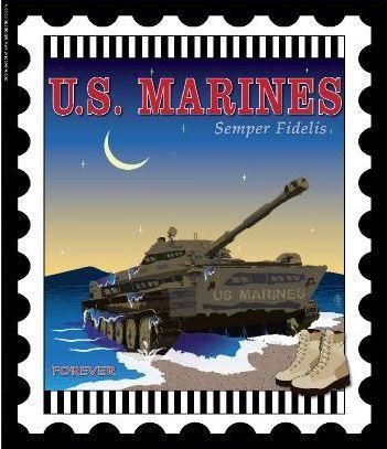 Mini Stamp Panel: U.S. Marines