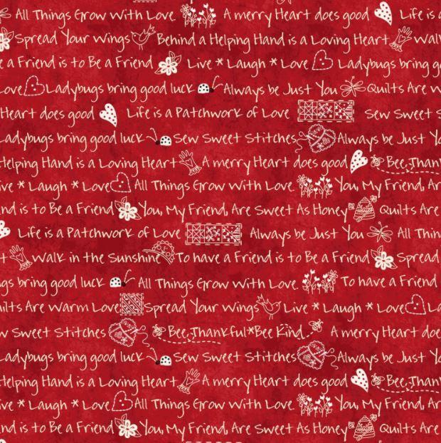 Little Sentiments Red From The Little Things