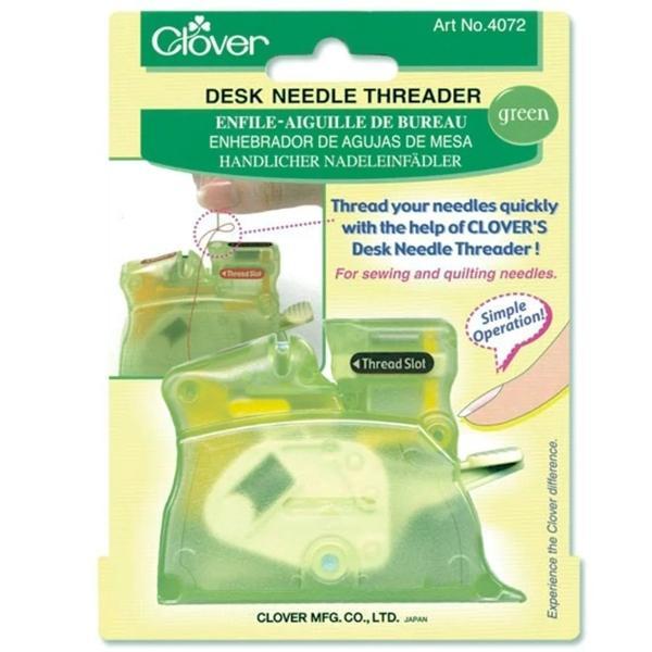 Desk Needle Threader-Green From Clover