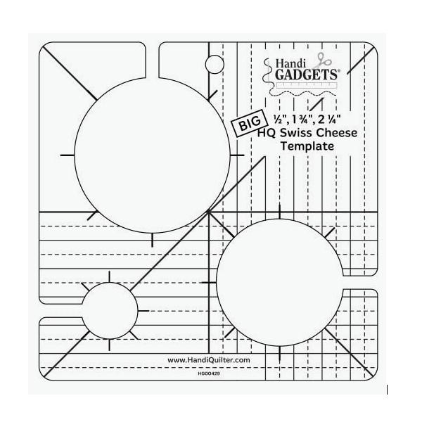 Handi Quilter Big Swiss Cheese Template