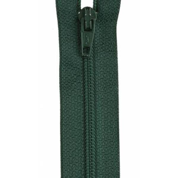 All-Purpose Polyester Coil Zipper 18In Forest Green By Coats & Clark