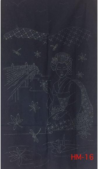 Sashiko Geisha & Bridge Panel