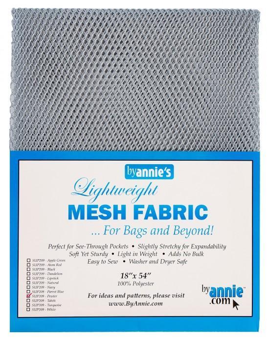 Lightweight Mesh Fabric Pewter From By Annie