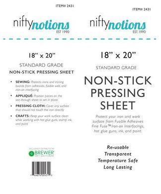 Nifty Notions Teflon Pressing Sheet 18" X 20"