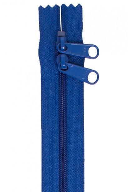 Double Slide Handbag Zipper, 40In Blastoff Blue