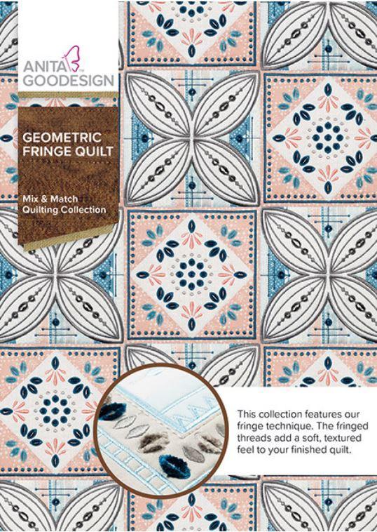 Anita Goodesign Geometric Fringe Quilt Embroidery Pattern