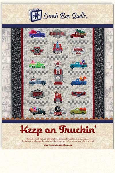 Keep On Truckin Pattern From Lunch Box Quilts