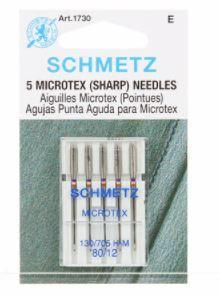 Schmetz Microtex Needles 80/12