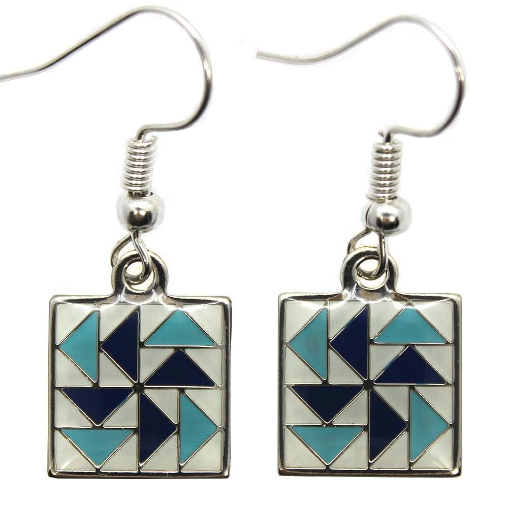 Sky Blue Geese Earrings