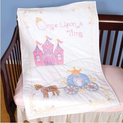 Crib Quilt Top: Princess from Jack Dempsey Needle Art