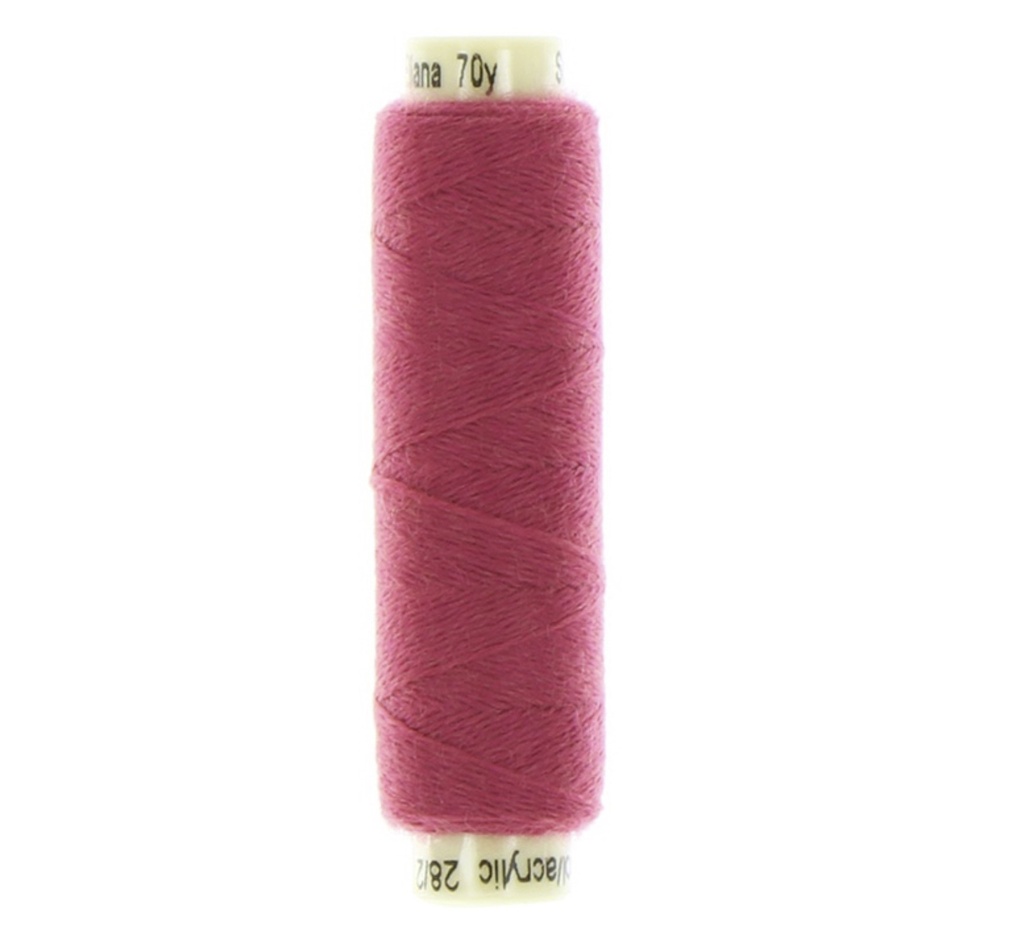 Ellana Raspberry Wool Thread By Sue Spargo For Wonderfil