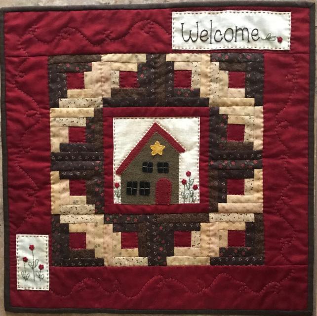 Saltbox Welcome Pattern By Red Button Quilt Co. 