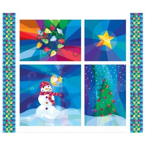 [PB-03088-PA] Winter Lights Panel 2 From P&B Fabrics