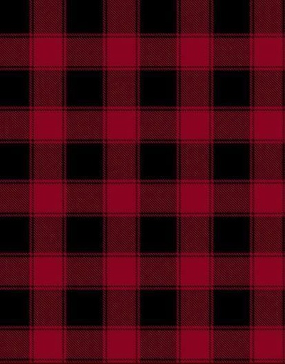 [TTR-C5784-RED] Holiday Buffalo Check Red From Timeless Treasures 