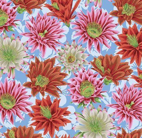 [FR-PWPJ096-M] Kaffe Collective Cactus Flower Multi For Freespirit Fabrics