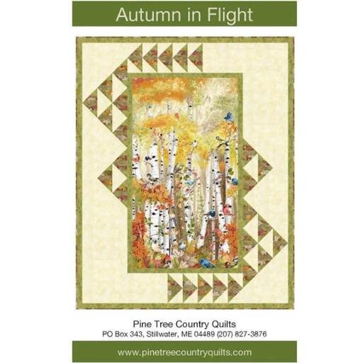 [PT-1774] Autumn In Flight Pattern By Pine Tree Country Quilts