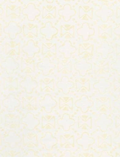 [TTR-B7457-C] Tonga Coconut Clover Tile Cream From Timeless Treasures Fabrics