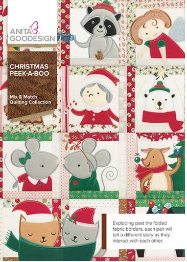 [AG-414AGHD] Anita Goodesign Christmas Peek-a-Boo Full Collection Embroidery Pattern