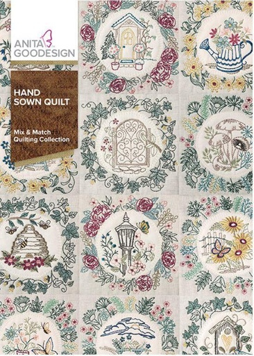 [AG-420AGHD] Anita Goodesign Hand Sown Quilt Full Collection Embroidery Pattern